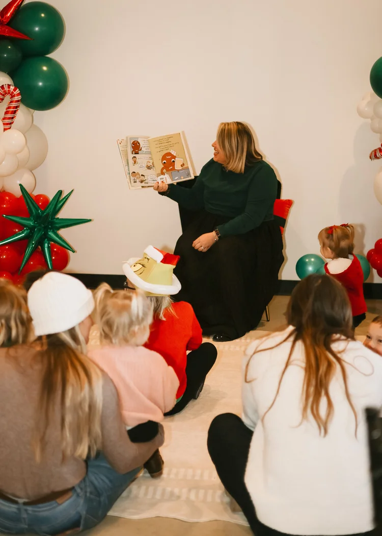 Children gathered for a learning activity